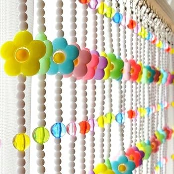 Amazon.co.jp: のれん ビーズ 珠暖簾 ビーズカーテン ポップ